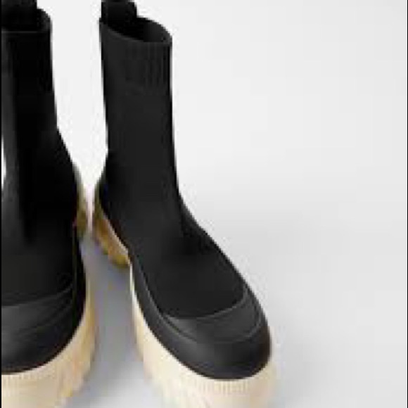 Zara chunky socks boots - Picture 2 of 9